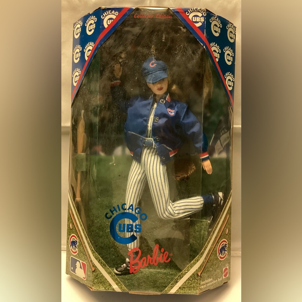 Barbie Chicago Cubs Barbie Doll Baseball Edition 1999 Mattel 23883 NEW